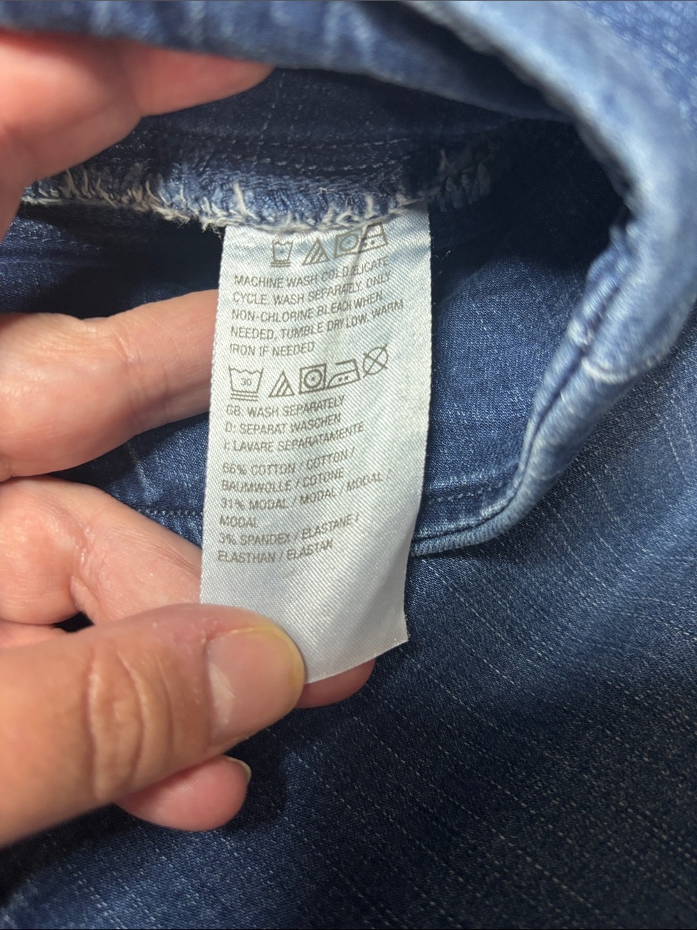 BELLE BY KIM GRAVEL NIP Medium Wash Triple Luxe Mega Hem Boot Cut Stretch Jeans - Picture 7 of 9